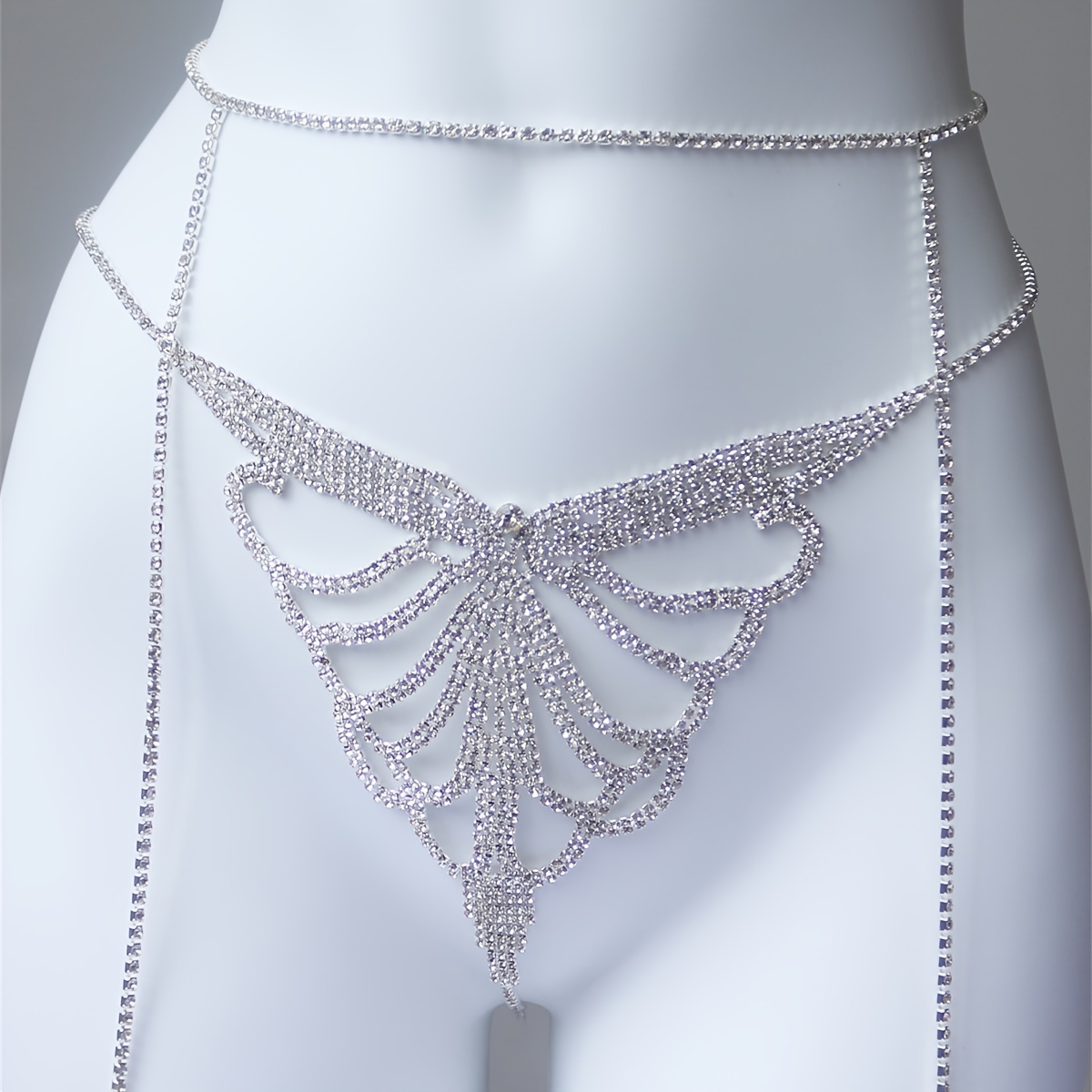 Multi layer rhinestone sparkli - огляд і ціна Body Jewelry Chains