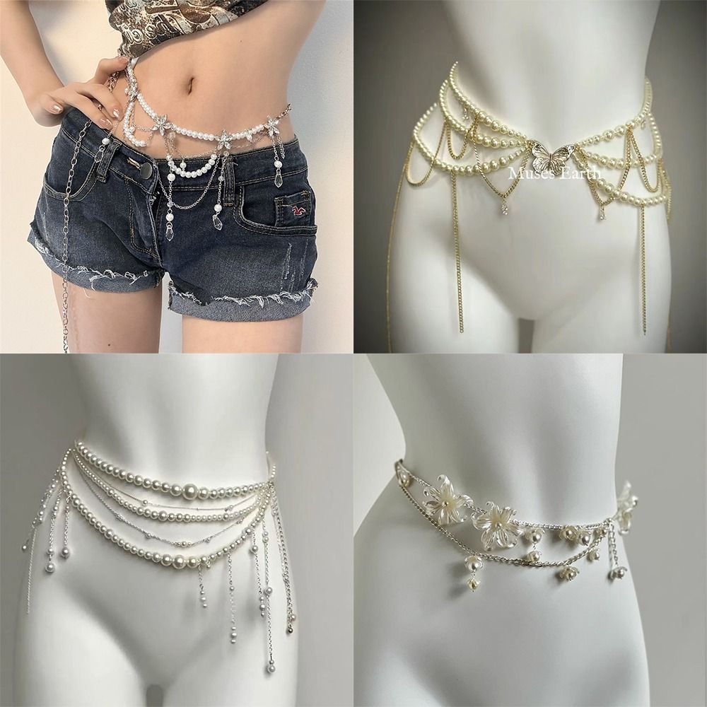 Fashion Elegant Pearl Waist Ch - огляд і ціна Body Jewelry Ends