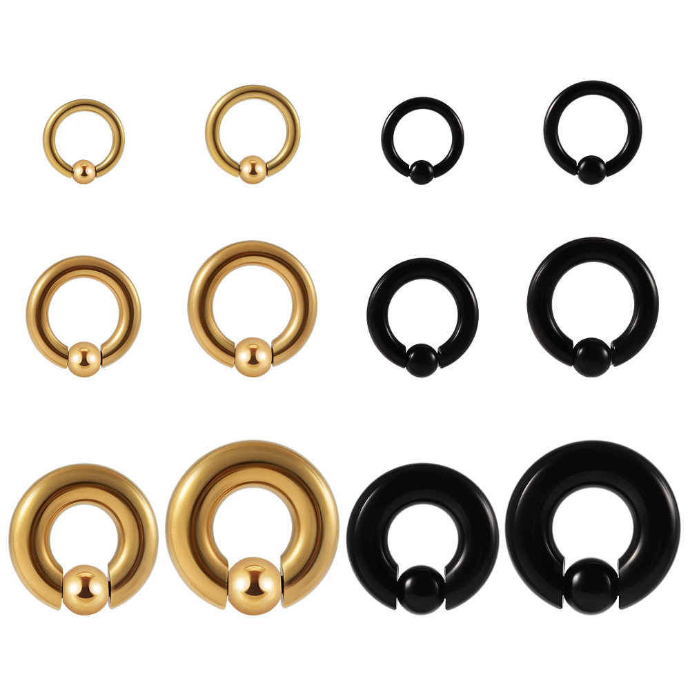 1PC Stainless Steel Large Size - огляд і ціна Body Jewelry Gauge Sizes