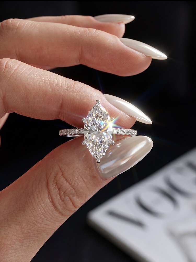 2CT Real Moissanite Diamond Ma - огляд і ціна Body Jewelry High Quality