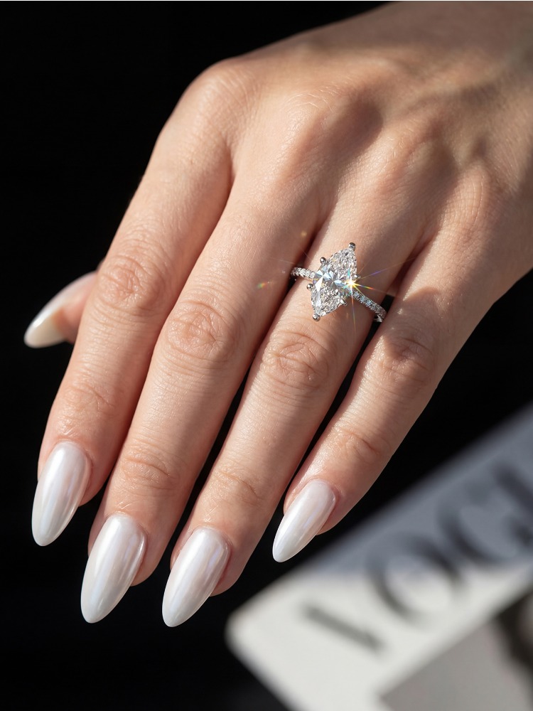2CT Real Moissanite Diamond Ma - огляд і ціна Body Jewelry High Quality