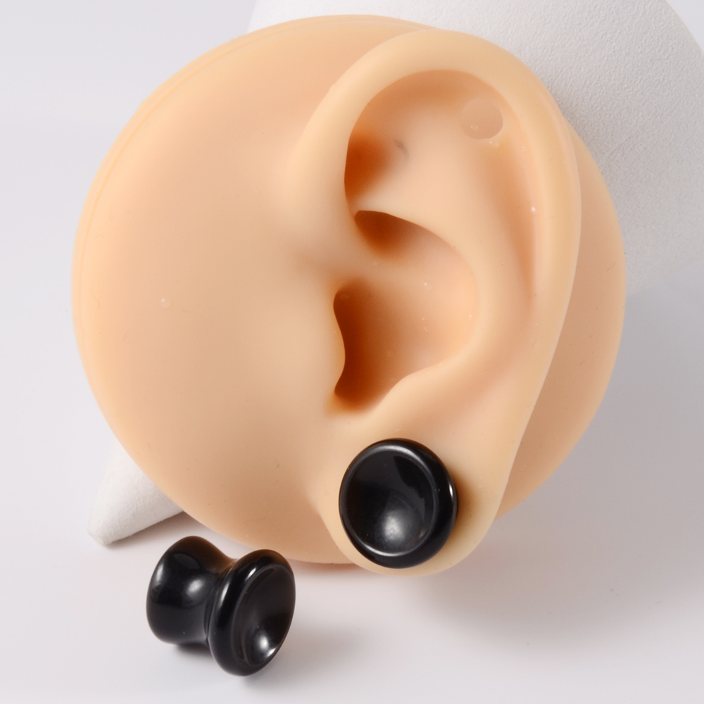 Pair Stone Ear Gauges Double F - огляд і ціна Body Jewelry Ear Gauges
