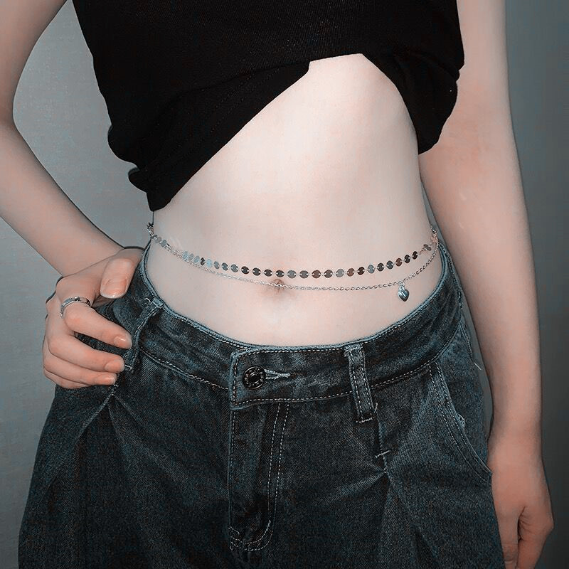 Fashion Simple Double Layer Be - огляд і ціна Body Jewelry Chains