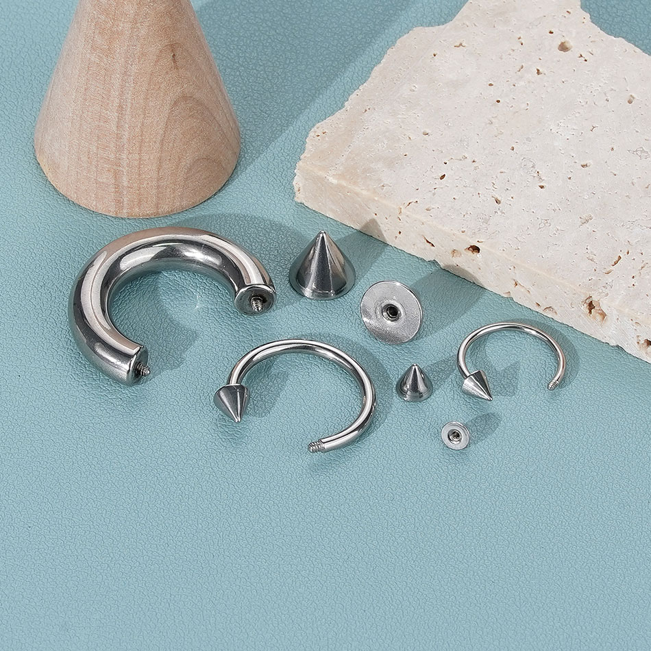 1PC Stainless Steel Big Size H - огляд і ціна Body Jewelry Gauge Sizes