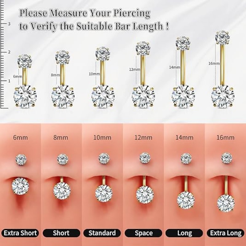 1PC G23 Titanium Belly Button  - огляд і ціна Belly Bar Titanium