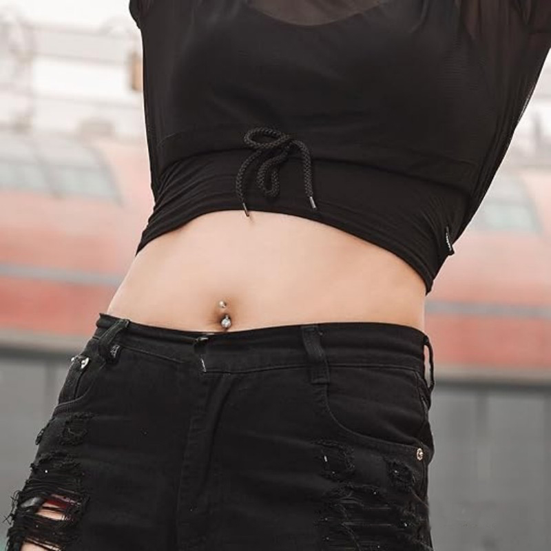 1PC G23 Titanium Belly Button  - огляд і ціна Belly Bar Titanium