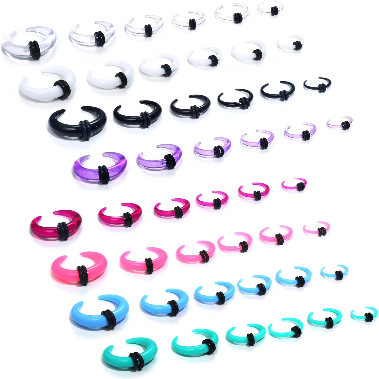 Florideco 4G-14G Acrylic Septu - огляд і ціна Body Jewelry Ear Gauges